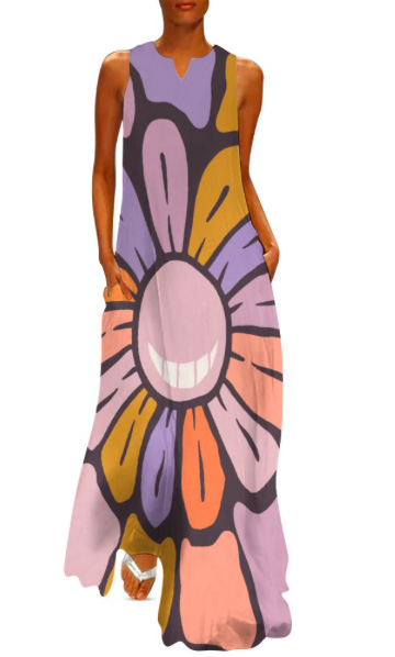Puccelli Flowers designer dress